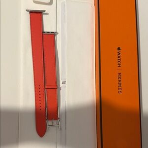 Hermès Orange Watch Strap and Box